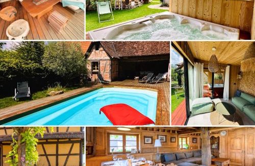 Rangen Maison | Gîte Le Chut - Piscine & Jacuzzi - 11 à 14 personnes