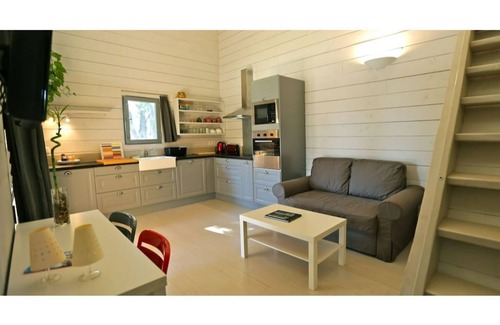 Asperes Cabine | Gîte les cabanes de Carelle "L'Arbousier"