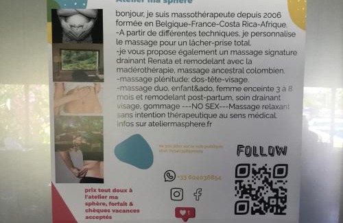 La Jarrie Maison | gîte les petits poissons verts et massages