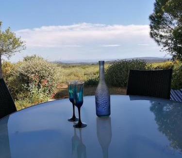 Saint-Jean-de-Minervois Maison | Gîte Les Romarins Vue exceptionnelle !