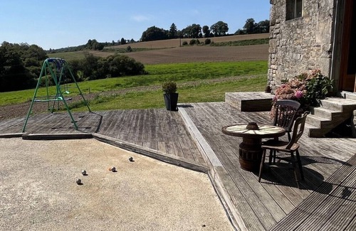 Ploerdut Maison | Gîtes Guebernez La Chaumière 6/Pers Piscine chauffée couverte maison typique