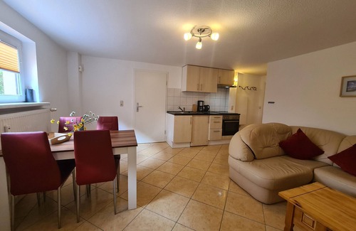 Alt Gaarz Appartement | G2(1) Haffblick 4-room apartment (100m², 6 pers.) on the upper floor - G2: Apartments and