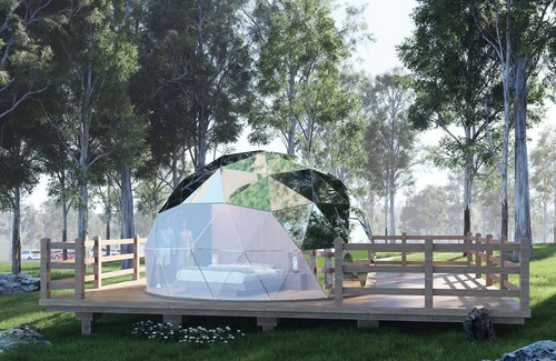 Sullivan Cabine | Gaia Nook-Mirror Dome with Private Bathroom