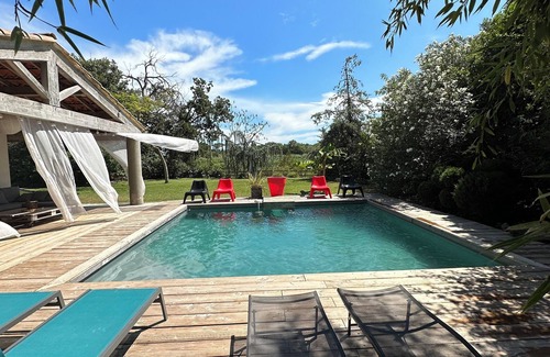 Saint-Alexandre Maison | GARD/ARDECHE MAISON INDIVIDUELLE AVEC PISCINE, JOLIE VUE, AU CALME