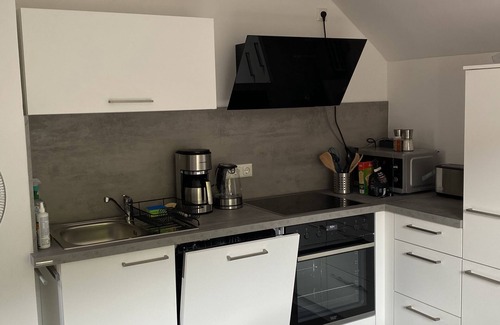 Pottenstein Appartement | Gemütliche Helle Moderne Dachgeschosswohnung mit Blick auf das