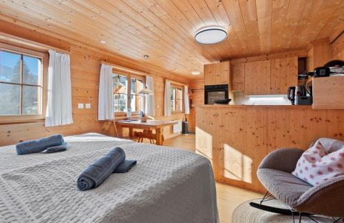 Kublis Appartement | Gemütliches Chalet mit privater Sauna und schöner Aussicht