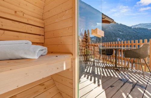 Kublis Appartement | Gemütliches Chalet mit privater Sauna und schöner Aussicht