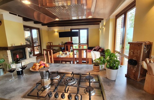 Montefiore dell'Aso Maison | Gemütliches Kleines Haus in Einem Borgo mit Gemeinschafts-pool und Sauna