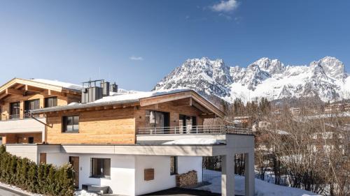 Going am Wilden Kaiser Chalet De Ski | Genießen Sie Bergblick & Sauna im modernen Chalet