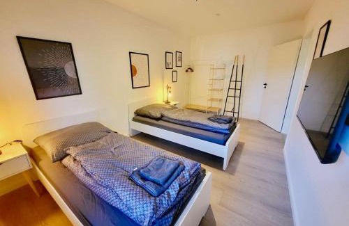 Huchting Appartement | Genter Base - Self Check-In, Smart-TV, Balkon