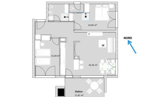 Maslenica Appartement | Geschmacksvolle Ferienwohnung mit Pool nur 60 m vom Strand für bis 5 Personen