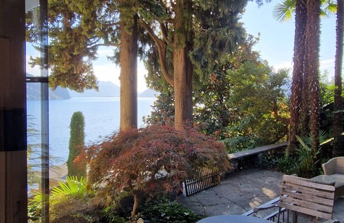 Castagnola Appartement | Giardino Violetta - great view, private palm garden