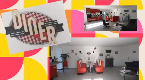 Fougere Maison | GITE AMERICAN DINER sur la site THE FARM OUEST capacité 7 personnes