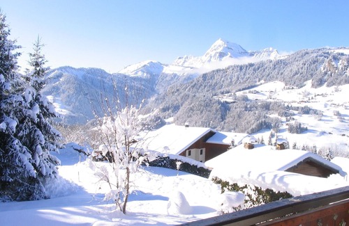 Notre-Dame-de-Bellecombe Chalet De Ski | GITE DANS CHALET SAVOYARD, 4 PERS, au pied des pistes, calme, vue, expo sud