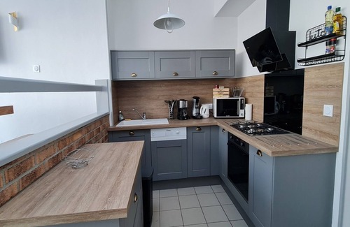 Saint-Marcouf Cottage | Gite la plage , idéal pour 5 personnes avec une belle vue sur la mer