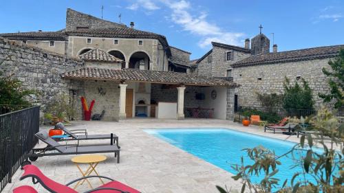 Saint-Maurice-d'Ibie Maison | Gite les Oliviers - Le Domaine du Viticulteur - St Maurice d Ibie
