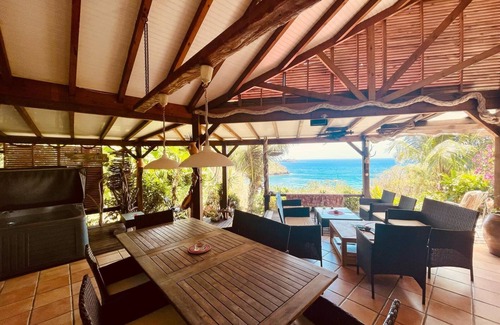 Grand Anse Maison | Gite Ti Kazalo - Gwo Kaz - vue mer - accès plage baie des tortues