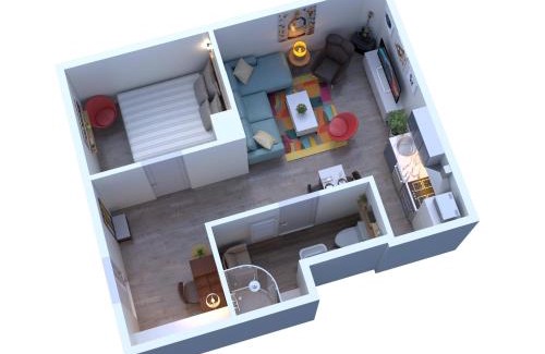 Magenta Appartement | Gite Urbain - Nabu