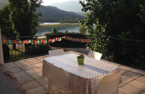 Curbans Appartement | Gîte avec Vue sur le Lac de Curbans, piscine