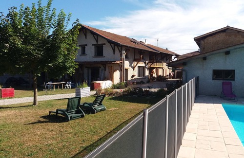 Izeaux Maison | Gites La Ferme 8 pers Piscine Chauffée Hammam Jacuzzi Sauna