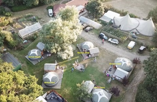 Cromer Location De VR | Glamping four person Luxury Mongolian Yurt - Wensum White