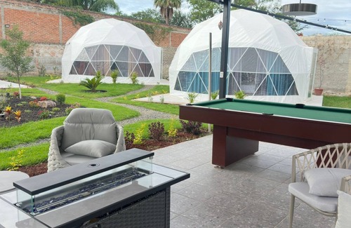Tlajomulco de Zuniga Maison | Glamping geodesic domes, camping experience with hotel comfort