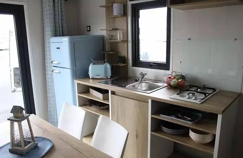 Laussac Cabine | Glamping Kabine 22m2 (2 Schlafzimmer) - ohne Sanitäranlagen 5 Personen