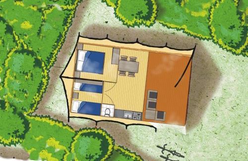 Cronat Maison | Glamping Les Arbres, Luxe Safaritent met zwembad
