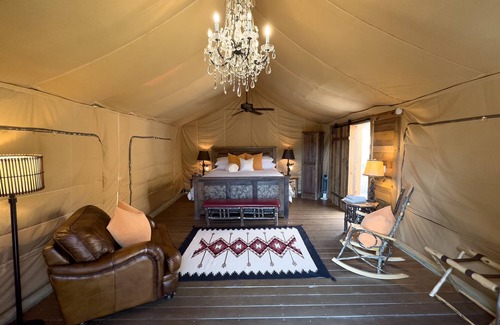 Dover Station Balnéaire | Little Fawn Tent - The Meadows Tent Camp sur 400 acres de refuge boisé