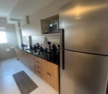 Gleba Fazenda Palhano Appartement | Gleba novissímo, andar alto com ar e 200m-Aurora