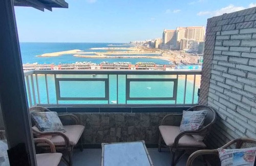 Ar-Raml 1 Appartement | Gleem Luxury apartments direct Sea view Alexandria جليم بحر مباشر فيو روعة