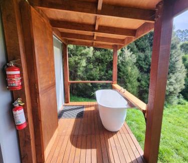 Akaroa Lit Et Petit-Déjeuner | Glenwood Akaroa Bush Retreat - Kanuka Hut