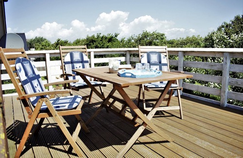 Dagebuell Appartement | "Godewind", entendre et sentir la mer, terrasse sur le toit, FireTVStick, lave-vaisselle