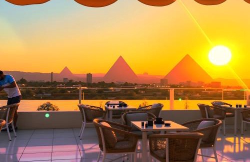 Al Haram Hôtel | GOLDEN PYRAMiDS TEMPLE ViEW HOTEL all king rooms with jacuzzi & pyramids view