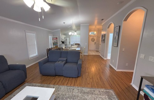 Beachwalk Isles Maison | Gorgeous lake view sunsets with heated, enclosed pool. Close to beaches and golf