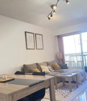 Saint-Sylvestre Appartement | Grand 2 pièces avec grande terrasse à 15mn Centre-ville, Gare et Promenade des Anglais