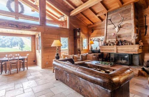 Morzine Chalet De Ski | Grand chalet de charme pour 14 pers. à 500m des télécabines, avec ascenseur et Wi-Fi - FR-1-754-8