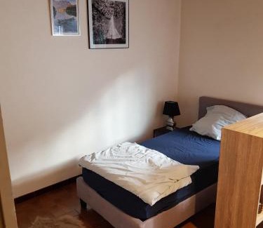 Marnaz Appartement | grand studio dans une résidence prive avec une cuisine et salle de bain séparé un parking gratuit et une magnifique vue sur les montagness