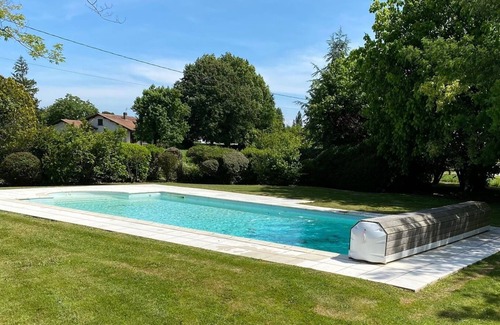 Port-de-Lanne Maison | Grande Ferme Landaise Rénovée 15 Pers Bel Extérieur Grande Piscine