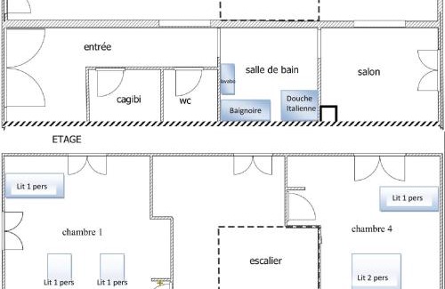 Champ-le-Duc Maison | Grande Maison pour 10 Pers. avec Jardin, Terrasse, BBQ, Près de Bruyères et Gérardmer - FR-1-589-335