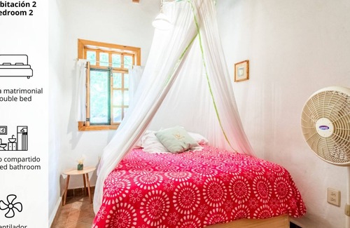 Miacatlan Maison | Granja El Sol l Natural Getaway Pet-Friendly