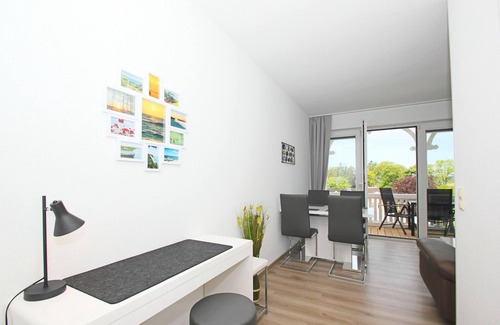 Gohren Appartement | Great sea view from the balcony, use of swimming pool and sauna - Haus Nordstrand FeWo16