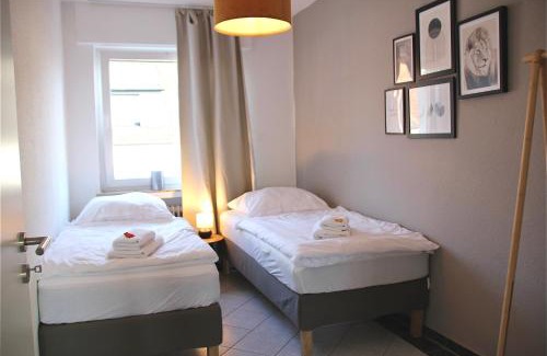 Hamm Appartement | Große 6 Personen Wohnung I Balkon I zentral I Boxspringbett I Wifi
