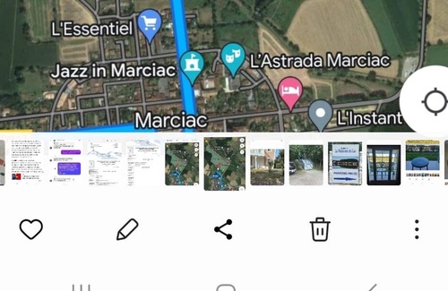 Marciac Appartement | ground floor . Lake view. Heated swimming pool. Covered terrace.