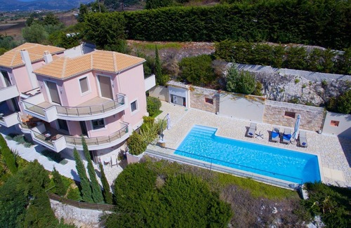 Paliki Appartement | Studio de luxe au rez-de-chaussée sur la plage de Petani