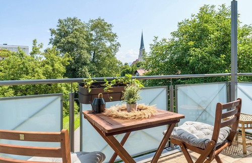 Freilassing Appartement | Ground floor M Bright 70m² 2-room apartment near Salzburg