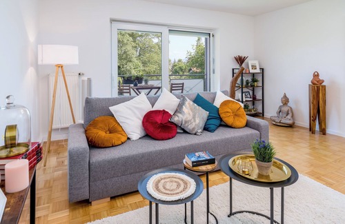 Freilassing Appartement | Ground floor M Bright 70m² 2-room apartment near Salzburg