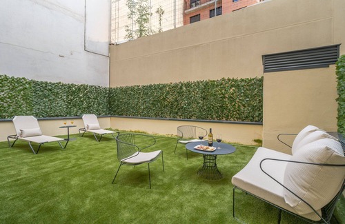 Barrio de La Latina Appartement | Groundfloor interior terrace (Latina Toledo I)
