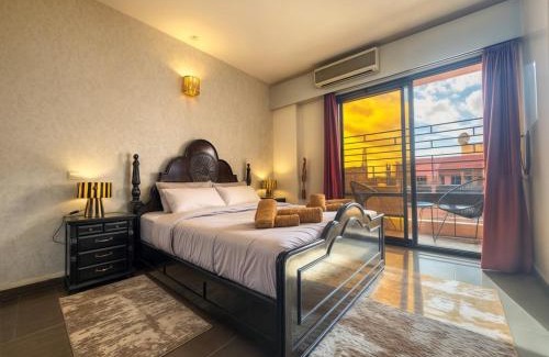 Semlalia Appartement | Gueliz Marrakech Private 2BR Apartment with Pool and Parking