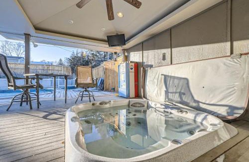 Arvada Maison | Guest Suite With A Pool A Hot Tub And A Fireplace In Arvada